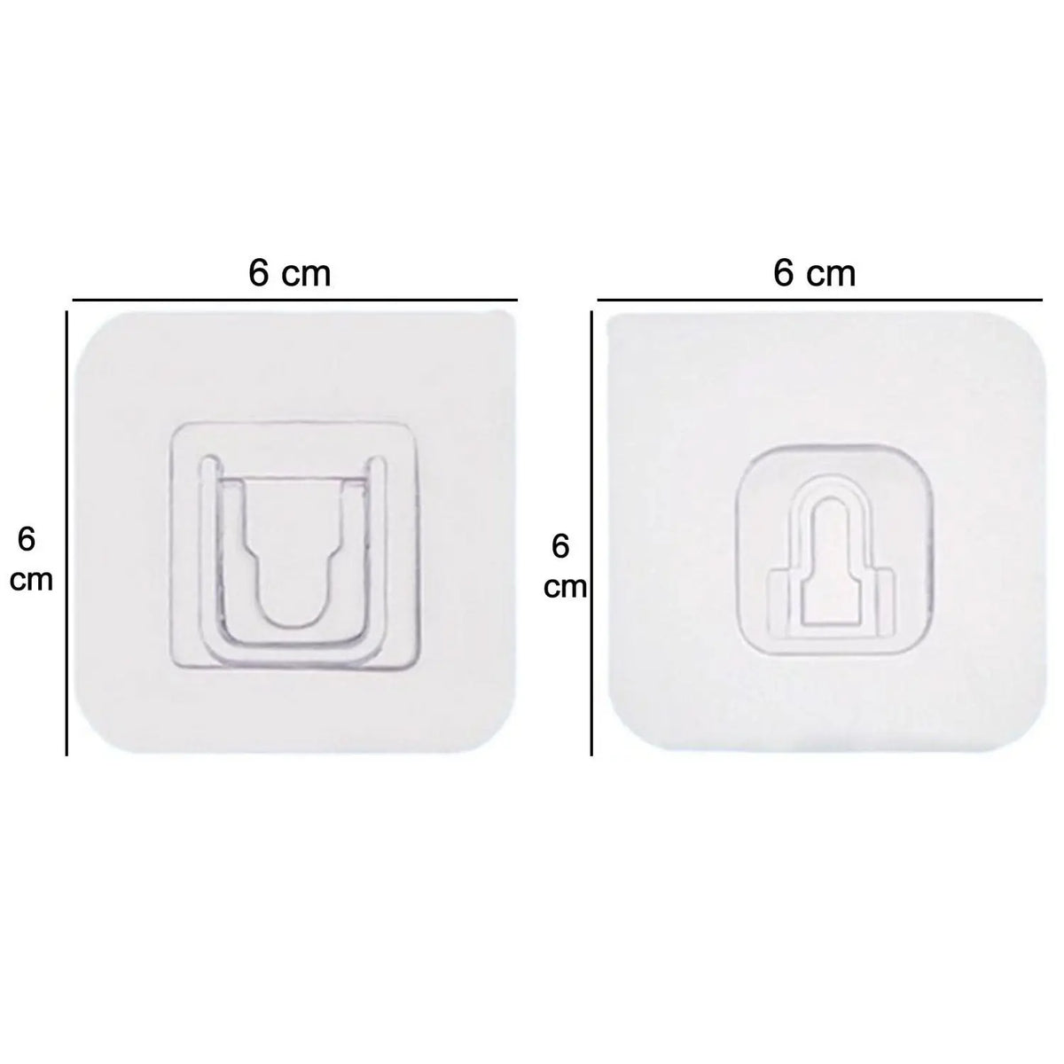Magic Adhesive Plastic Wall Hooks Heavy Duty Hooks (Pack Of 20) HP DD