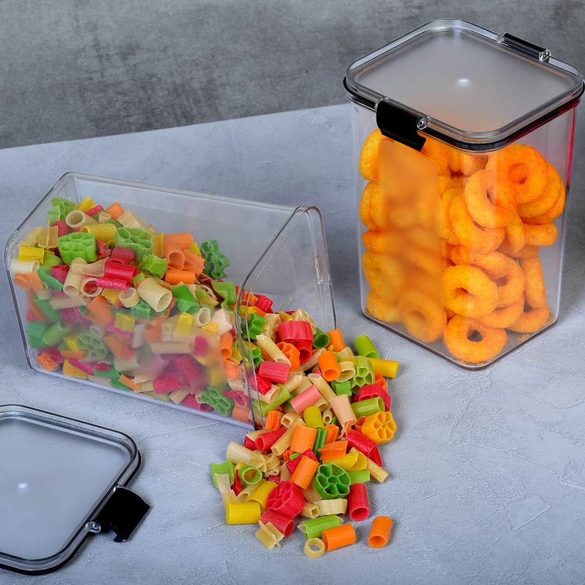 1200 Ml Airtight Lock  Lock Food Storage Container Set  2 Piece HP DD