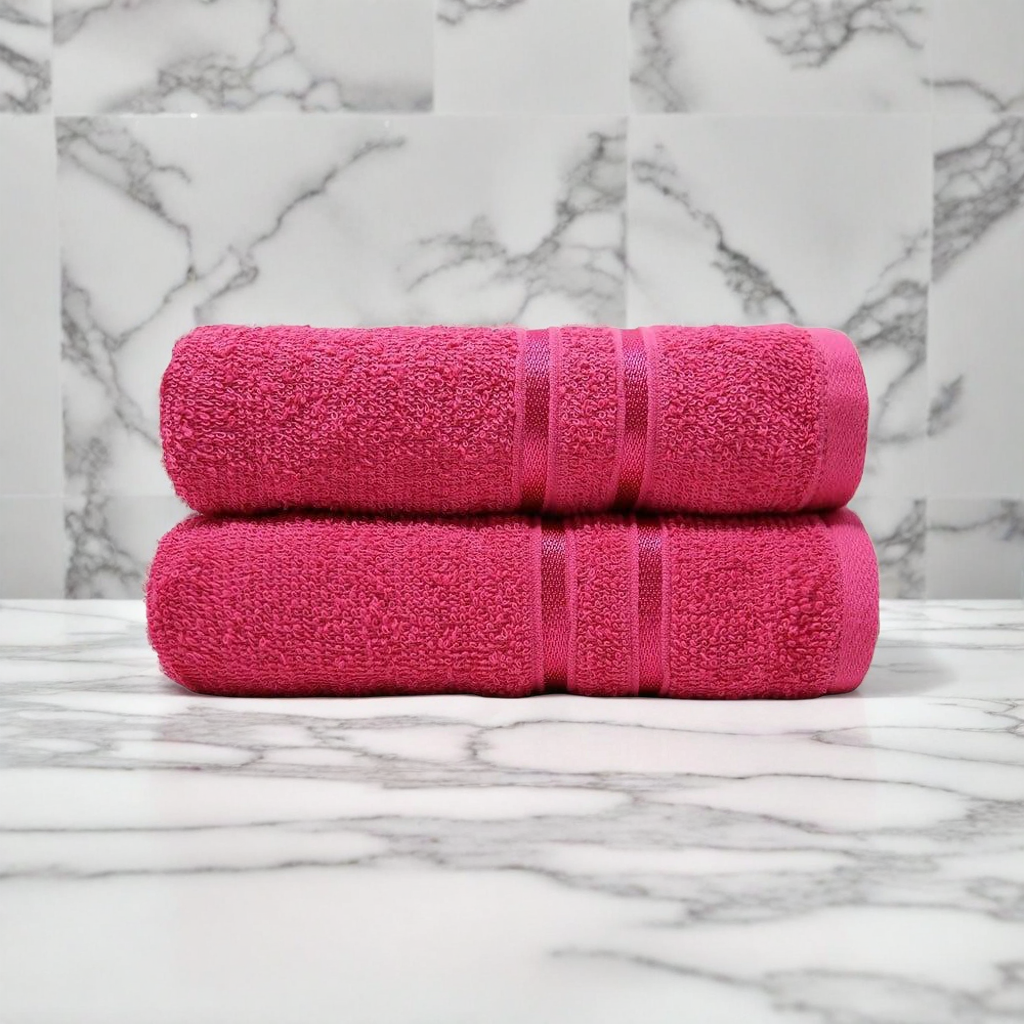 Home Elegance by myTRIDENT Comfort Living 100% Cotton Hand Towel Set (15.7" x 23.6", 400 GSM, ) - 2 pcs