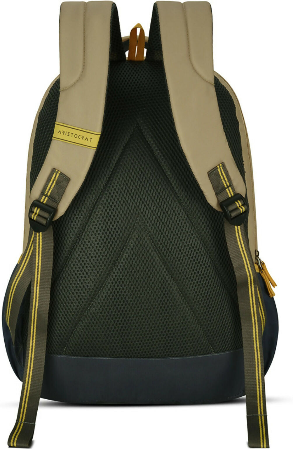 ARISTOCRAT Beige & Grey Stylish Casual Backpack for Men & Women