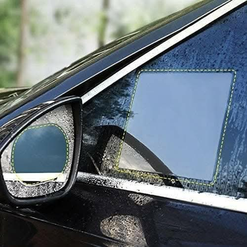 Rear-View Mirror Rainproof Anti-Water Protective Film Sticker (Single Piece) - HalfPe