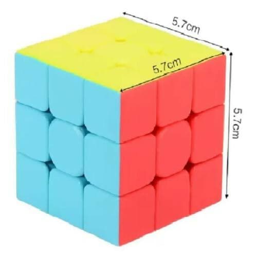 Humming Bird Toys Moyu 3X3 Cube Toys for Kids Sticker Less Speed Puzzle Game for Children - HalfPe