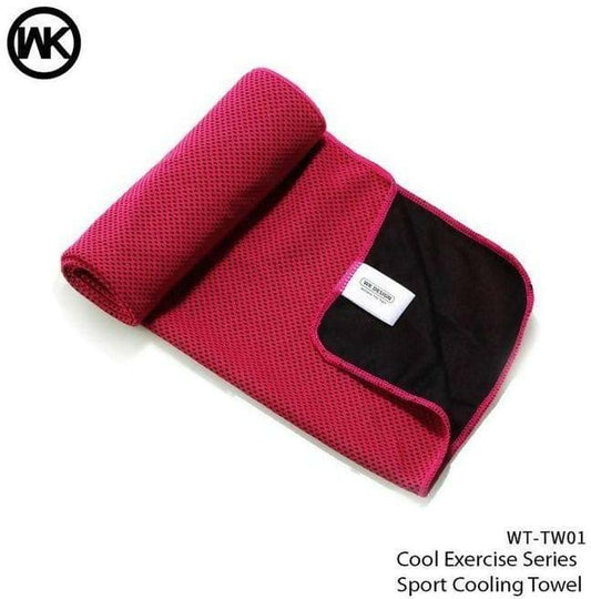 Wt-Tw01 Gym Towel(Rose Red, 30x90 cms) - HalfPe