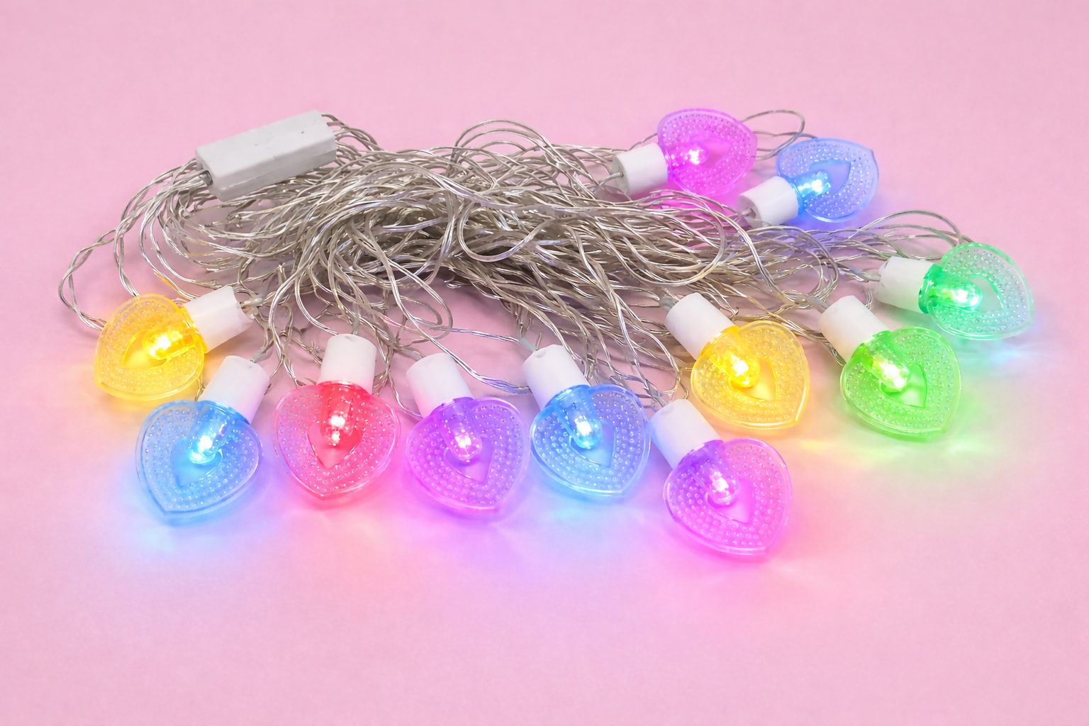 Multi Design Decorative LED String Lights for Home, Festival & Party Decor - White Wire HalfPe - FW -TPT