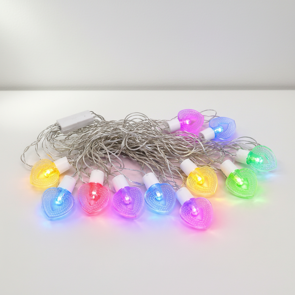 Multi Design Decorative LED String Lights for Home, Festival & Party Decor - White Wire HalfPe - FW -TPT