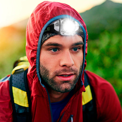 Head Lamp 9 Led Long Range Rechargeable Headlamp Adjustment Lamp