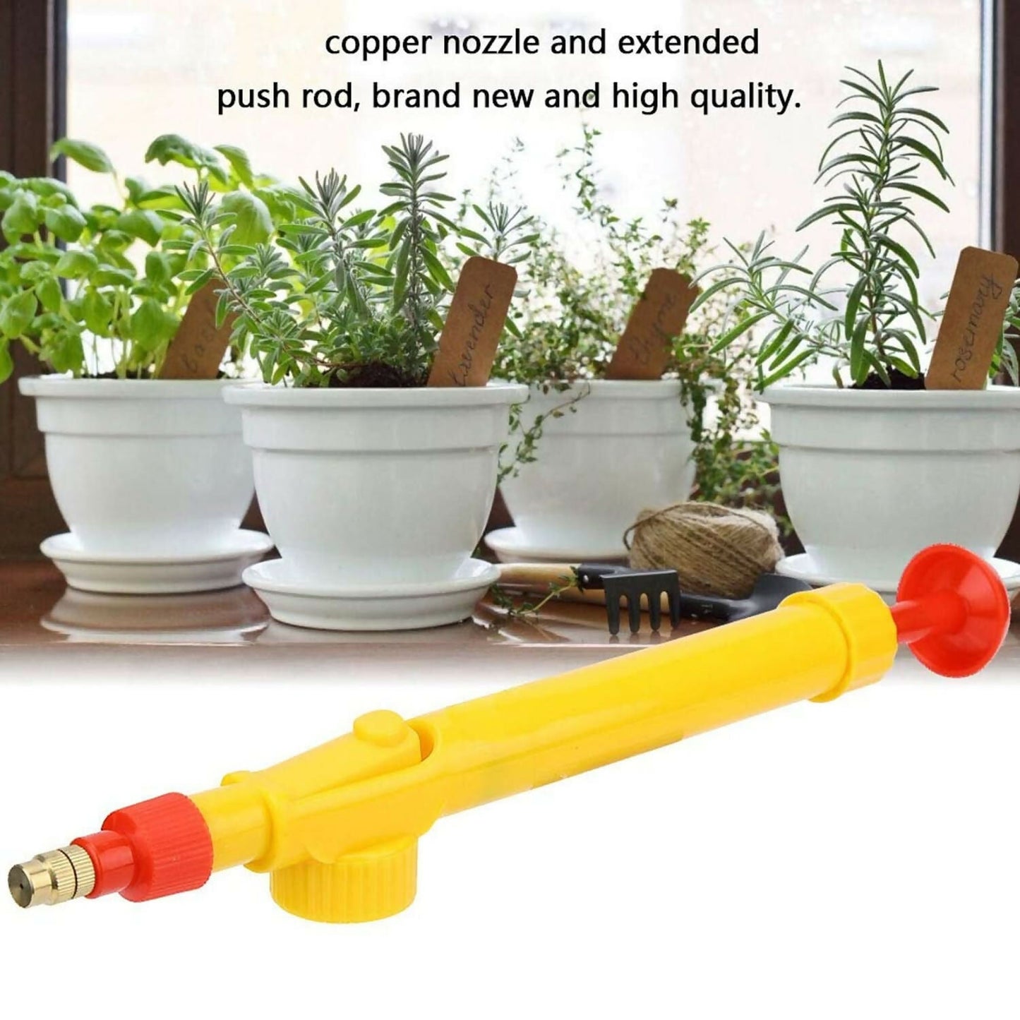 Manual Spray Bottle Nozzles – Adjustable Handheld Water Pump for Garden ABHI Mobiles