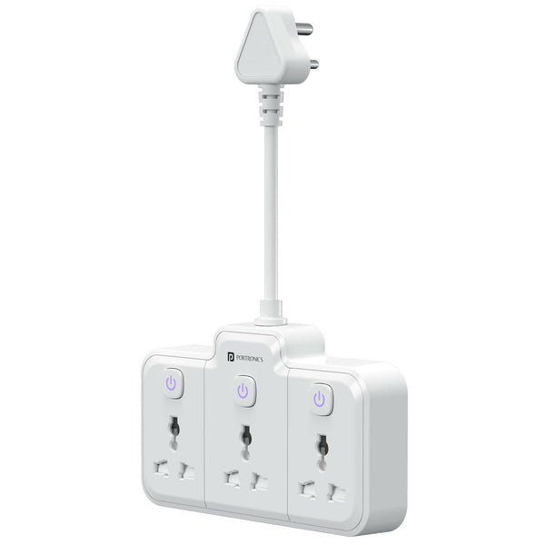 Portronics 2500W Power Plate Nano 3-in-1 Power Extender Halfpe Deals