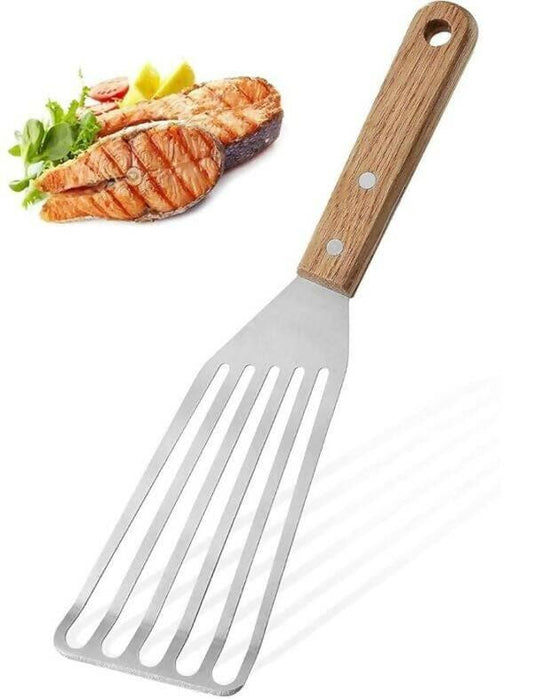 P-plus international stainless steel wide thin kitchen fish spatula - HalfPe