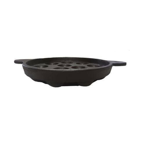 Iron Seasoned PANIYARAM PAN (12 PIT) - HalfPe