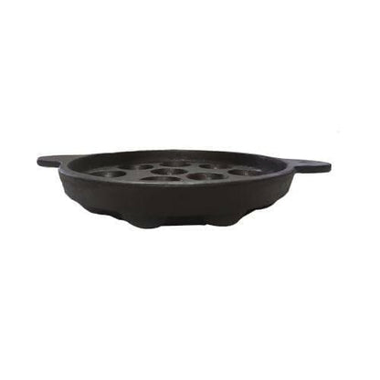 Iron Seasoned PANIYARAM PAN (12 PIT) - HalfPe