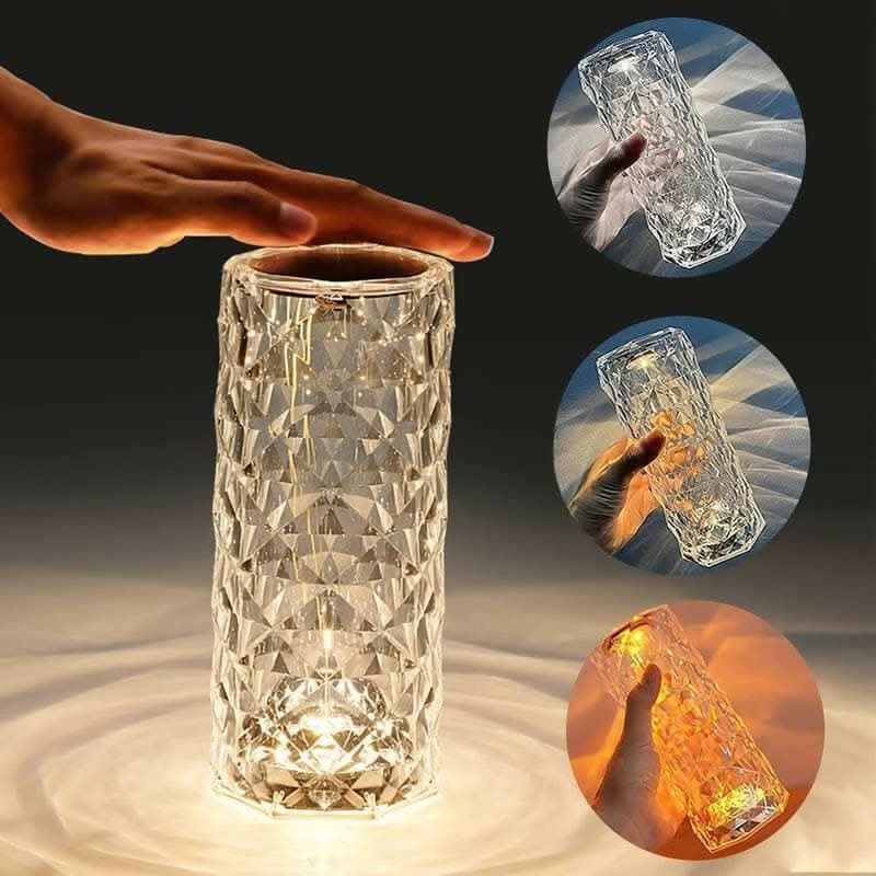 Crystal Diamond LED Table Lamp - HalfPe