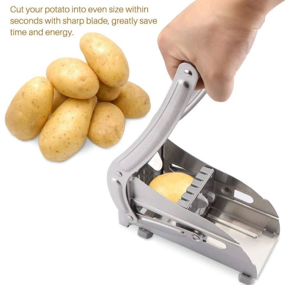 French Fries Potato Strip Cutter Machine with Sharp Blade