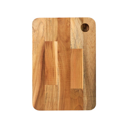 Apex Steel Oak Medium Cutting Board With Wooden Handle (1 Pc)