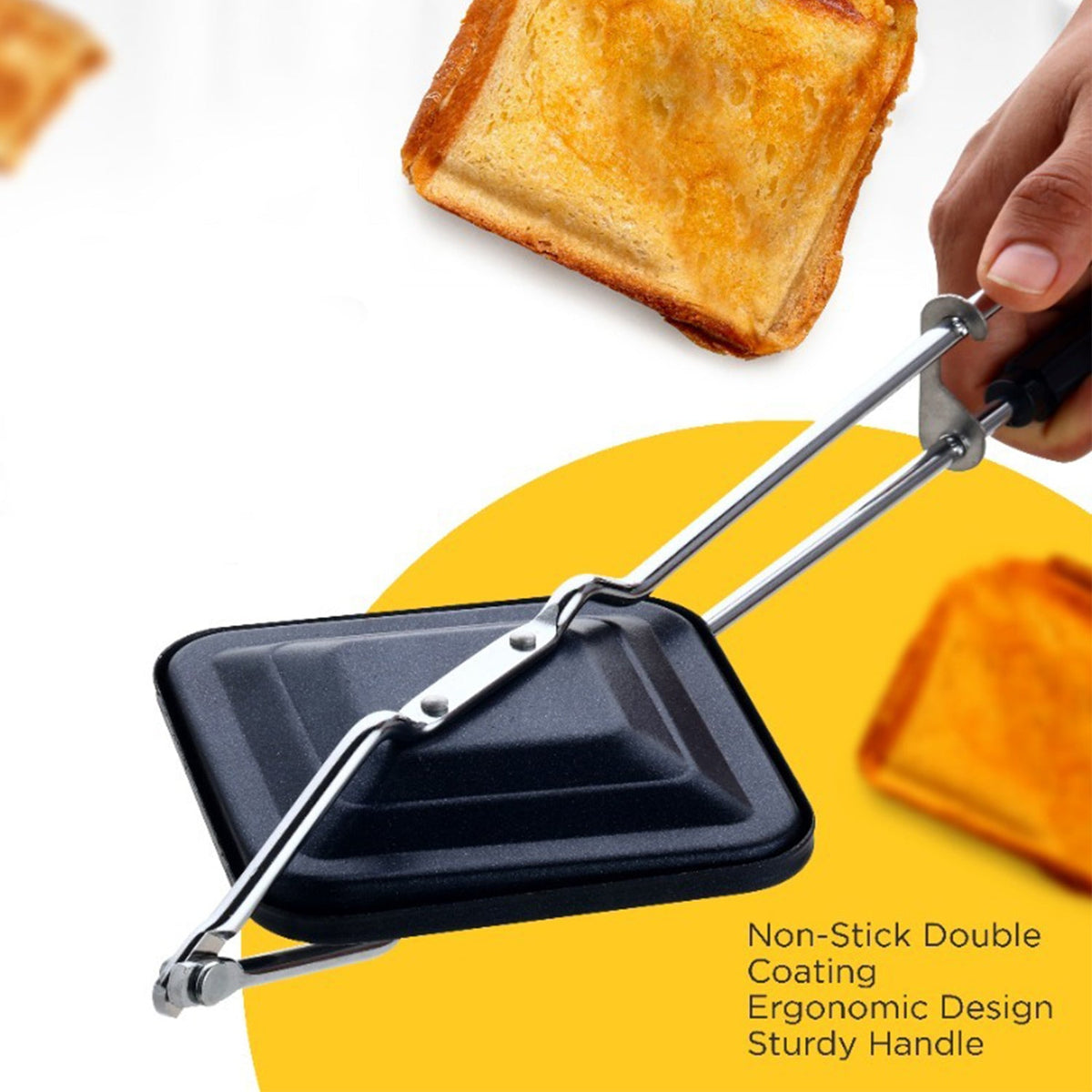 Apex Regular Non-stick Flame-based Sandwich Toaster HP DD