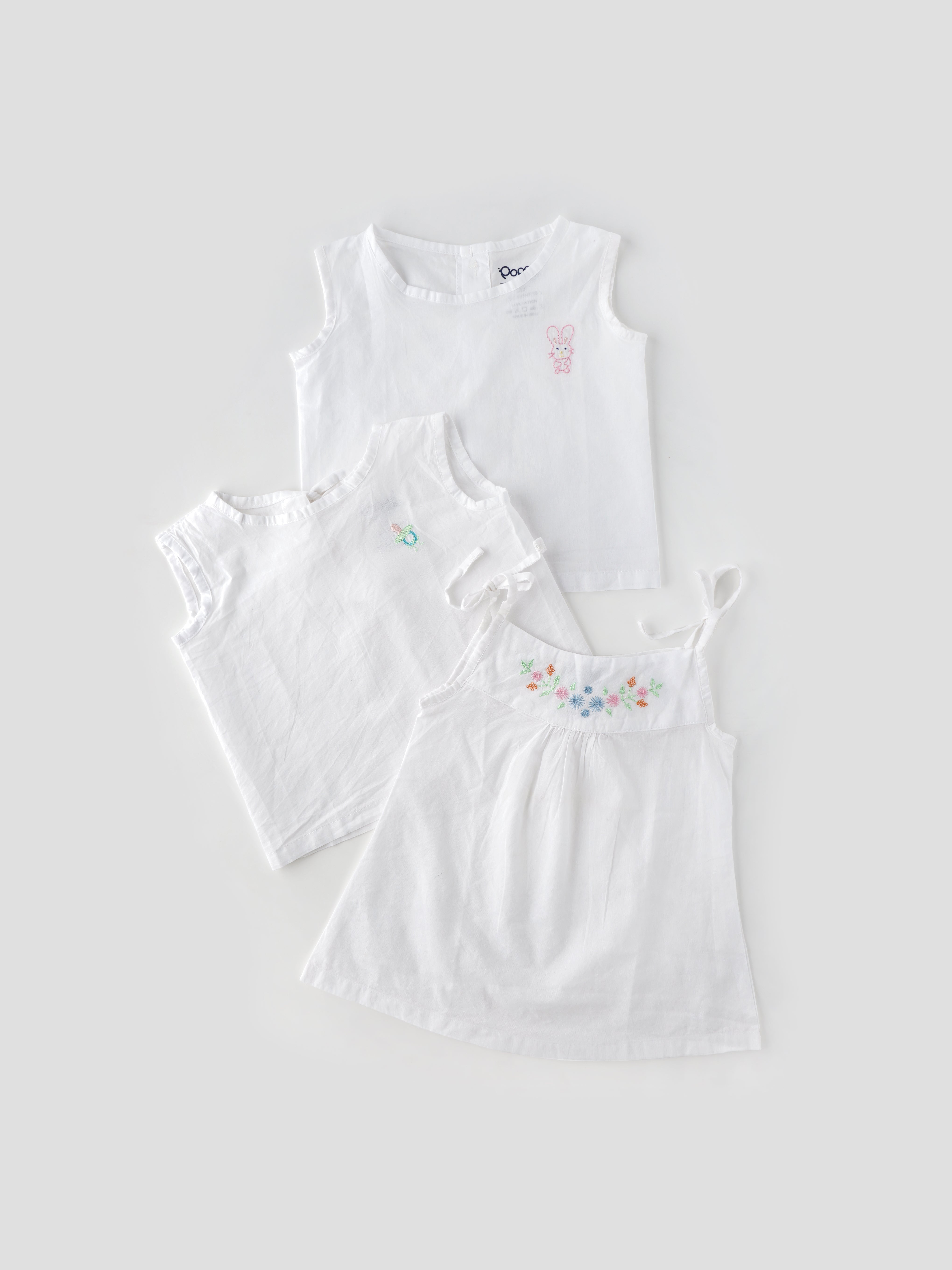Popees Skin-Friendly & Adorable Jhabla Tops For Babies - Pack Of 3 - Image 1