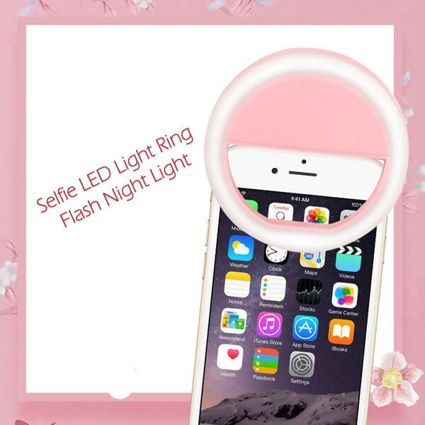 Battery Selfie Ring Light for Phone with 3 Brightness Levels ABHI Mobiles
