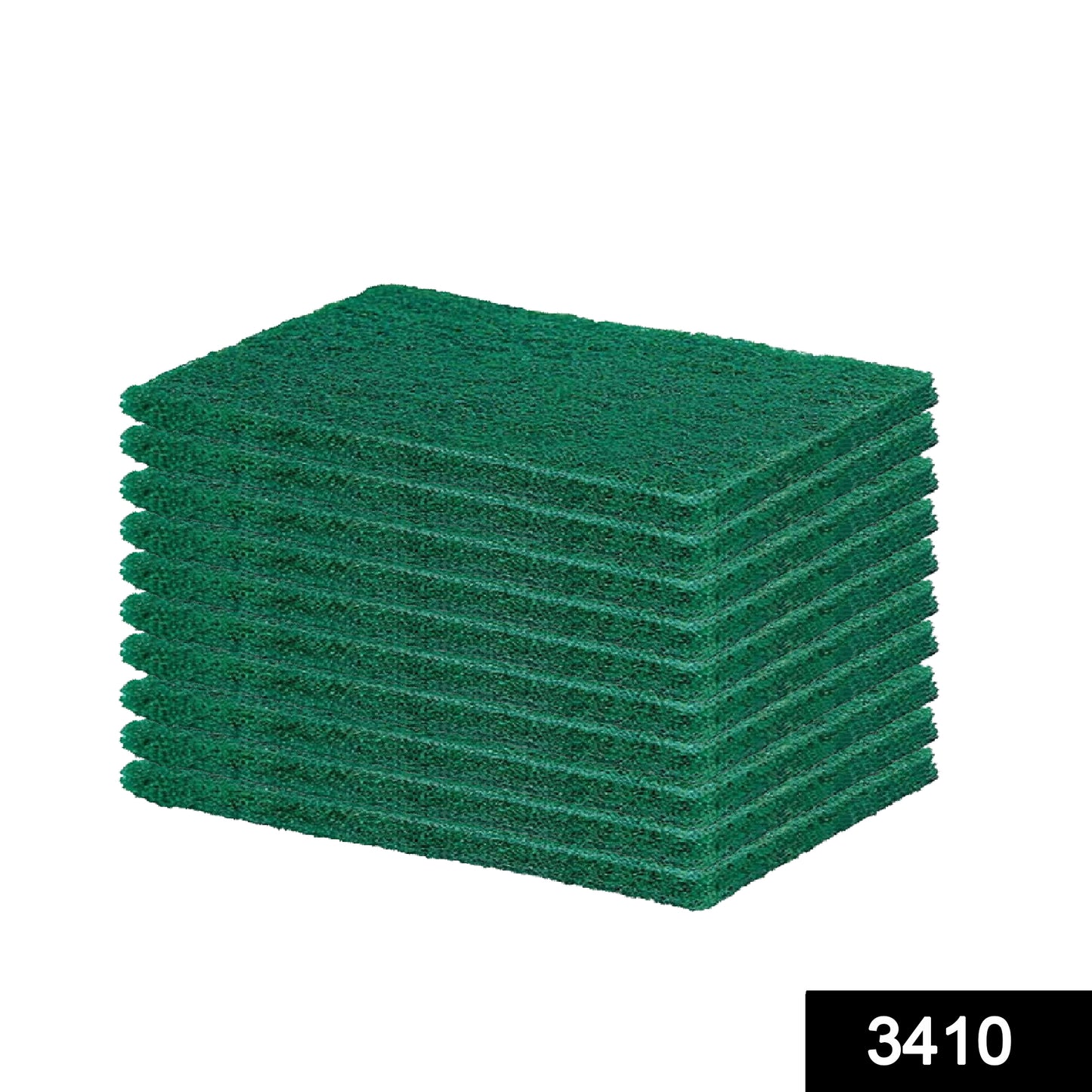 Scrub Sponge Cleaning Pads Aqua Green  10pcs