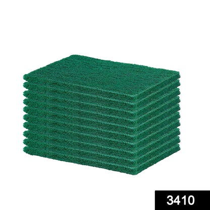 Scrub Sponge Cleaning Pads Aqua Green  10pcs