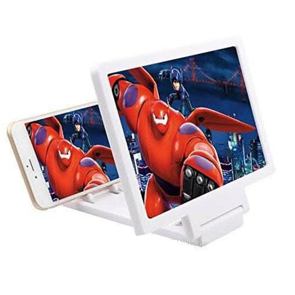 Universal Mobile Phone Screen Magnifier & 3D Enlarge Stand (3X - Pack of 2) - HalfPe