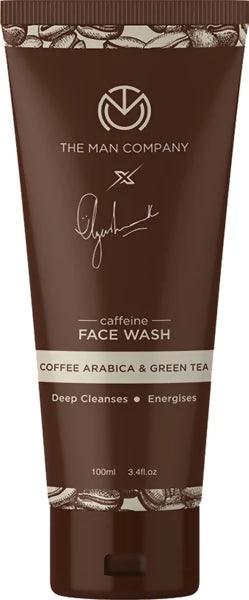 The Man Company Caffeine Face Wash With Coffee Arabica And Green Tea - 100 Ml Tube - HalfPe