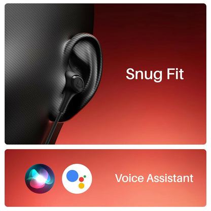 boAt Bassheads 95 with Wired in Ear Phones ,120Cm Cable & 3.5Mm Jack(Active Black)