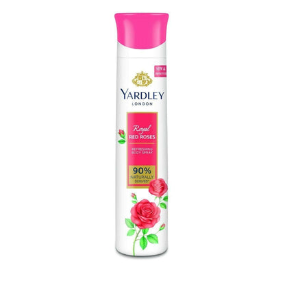 Yardley london royal red roses refreshing deo for women - 150 ml - HalfPe