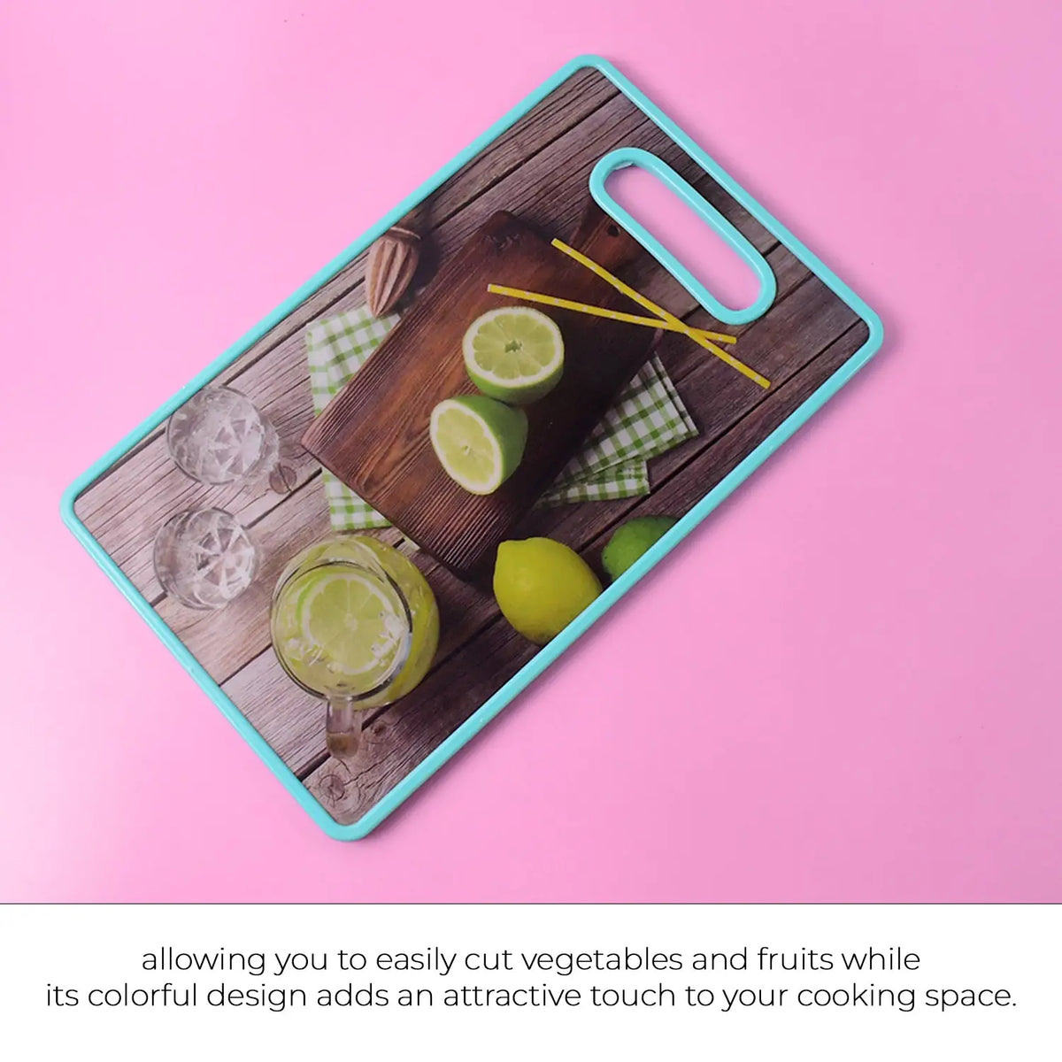 Premium Multipurpose Cutting Board with Handle Durable Kitchen Chopping Board (1 Pc  36x23 Cm) HP DD
