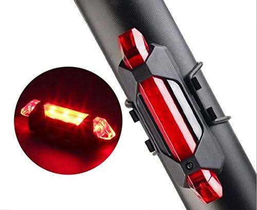 Rechargeable Waterproof Red LED Front Bicycle Light HP DD