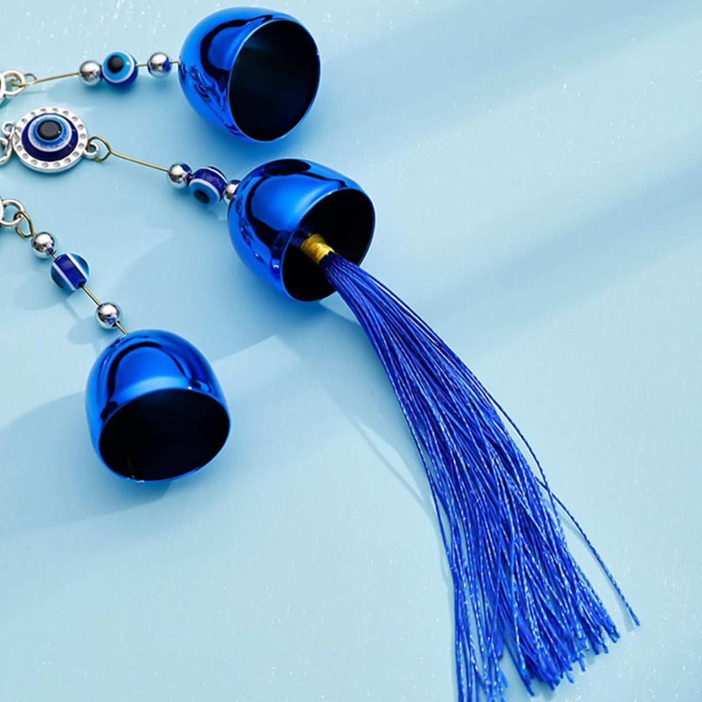 Metal Evil Eye Wind Chime Bells (Mix Design  1 Pc)