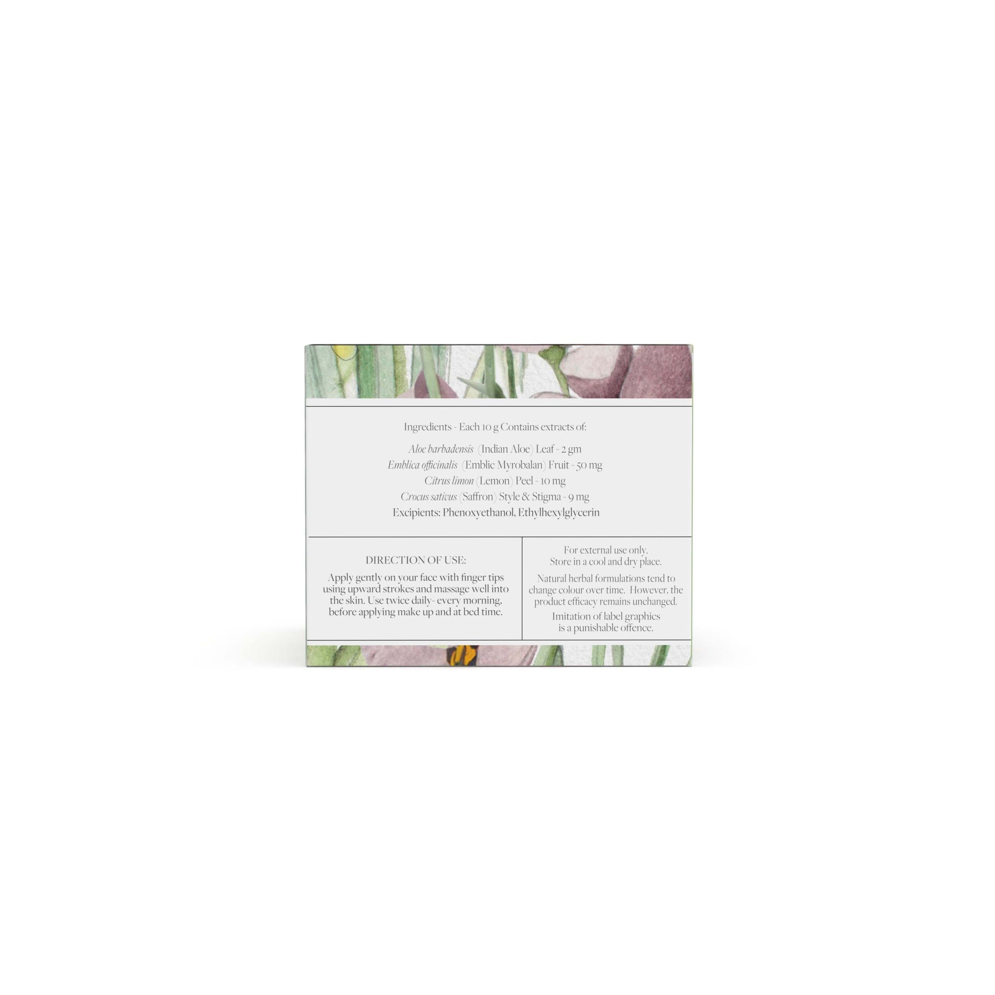 Aloe Vera & Saffron Gel with Vitamin C - 50gms Heirloom Bay