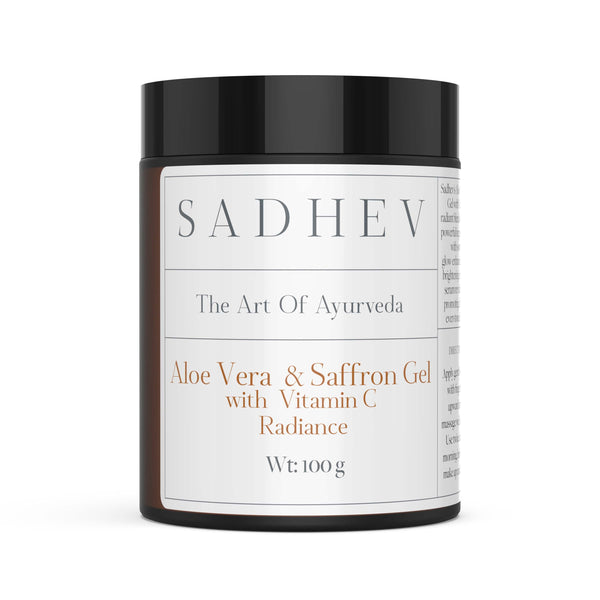 Aloe Vera & Saffron Gel with Vitamin C - 100gms Heirloom Bay