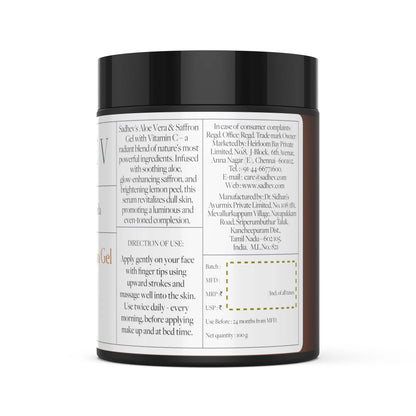 Aloe Vera & Saffron Gel with Vitamin C - 100gms Heirloom Bay