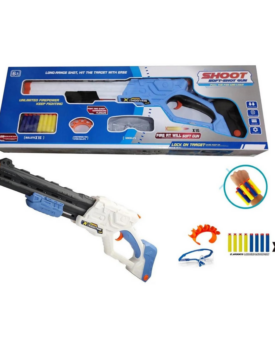 Double barrel Toy Gun for kids playing