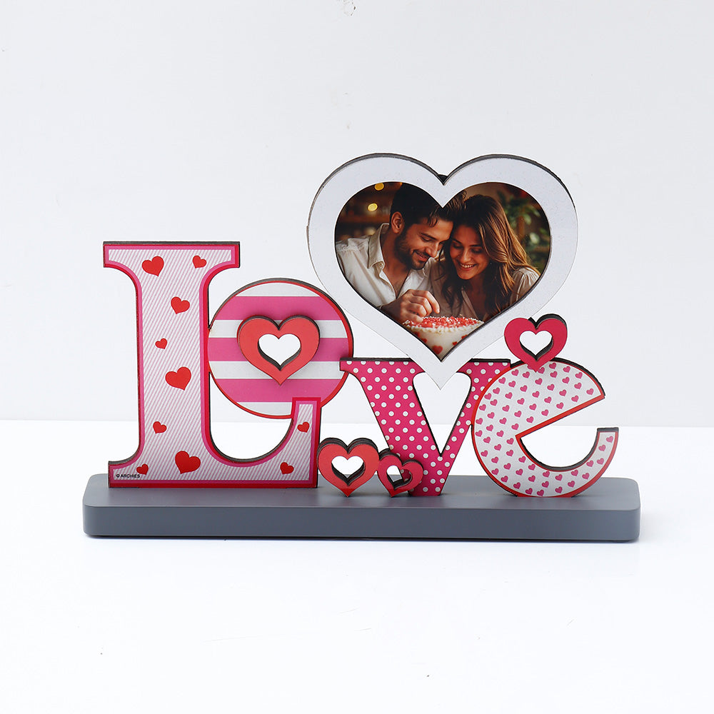 Archies Love Personalized Photo Frame Showpiece – View 2