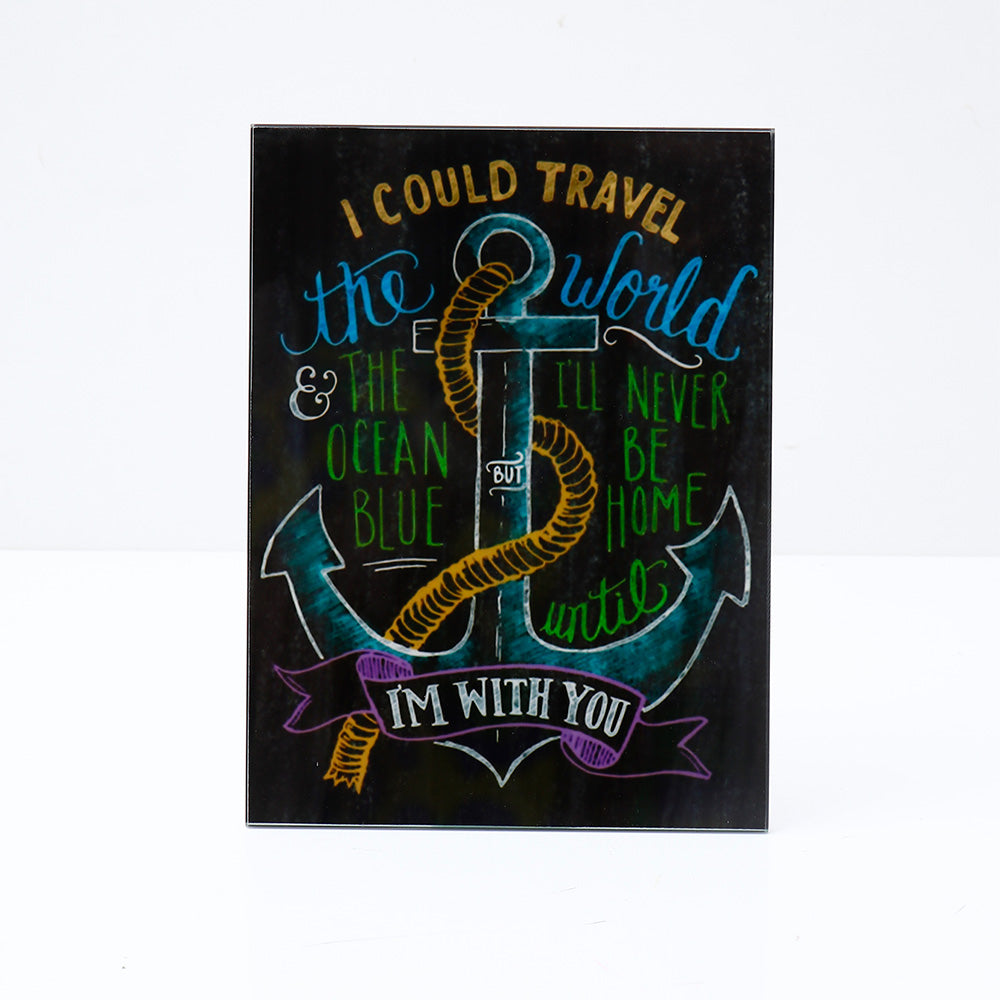 Archies I Could Travel the World Wall Plaque – View 2