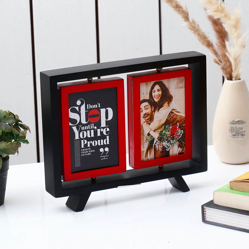 Archies Don't Stop Until You're Proud Rotating Photo Frame