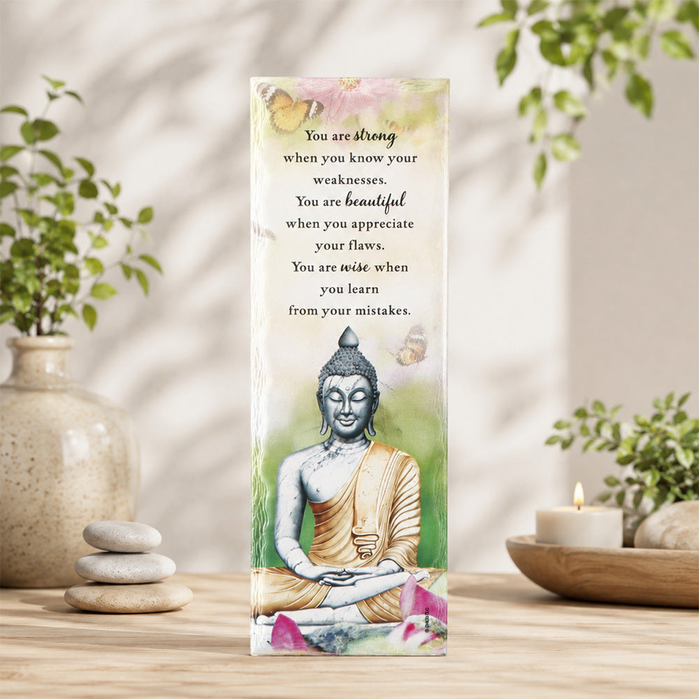 Archies 'Buddha Inspirational' Painted Tile