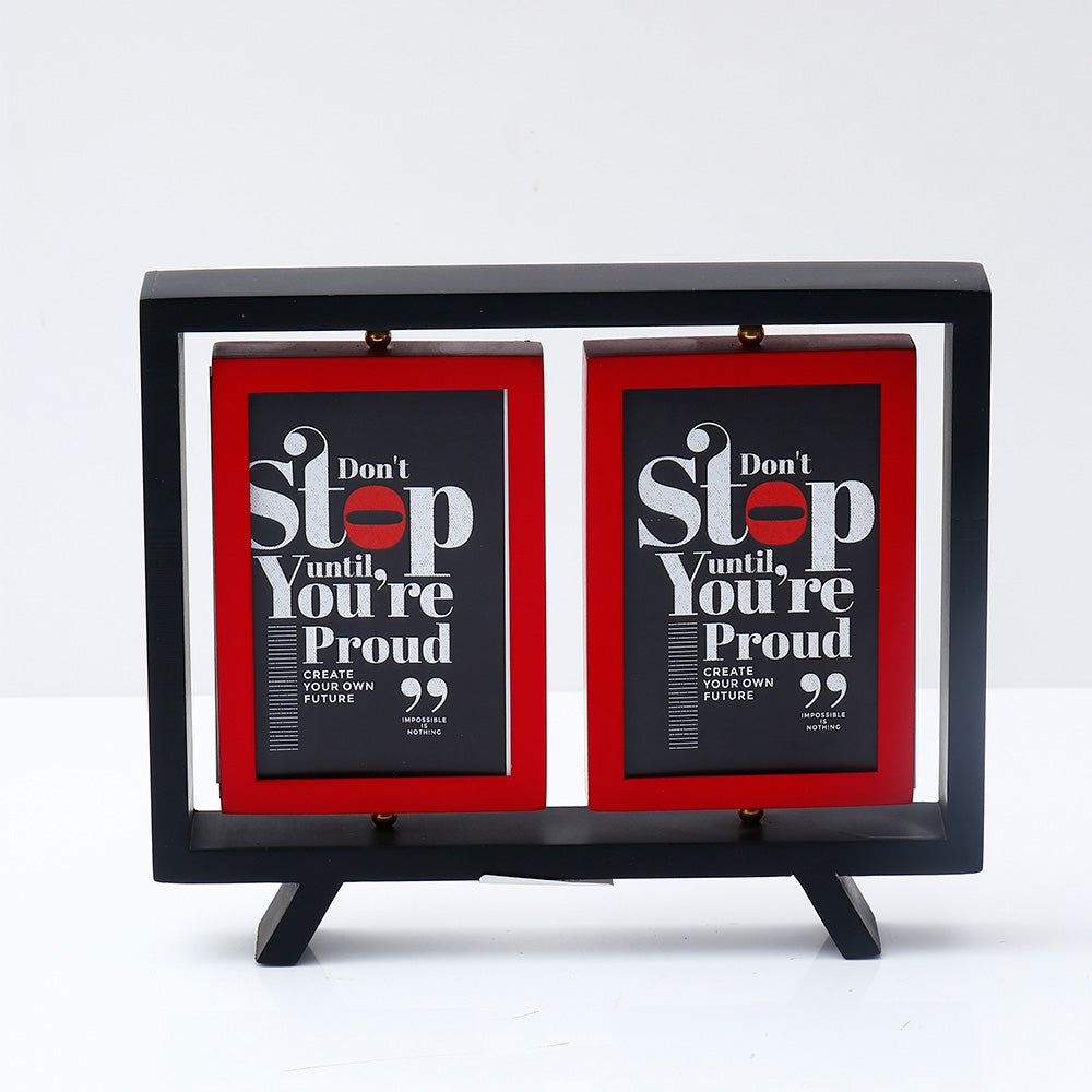 Archies Don't Stop Until You're Proud Rotating Photo Frame – View 3