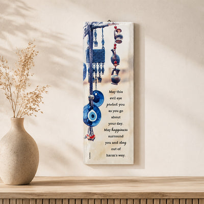 Archies Evil Eye "Protect You" Blessing Painted Tile