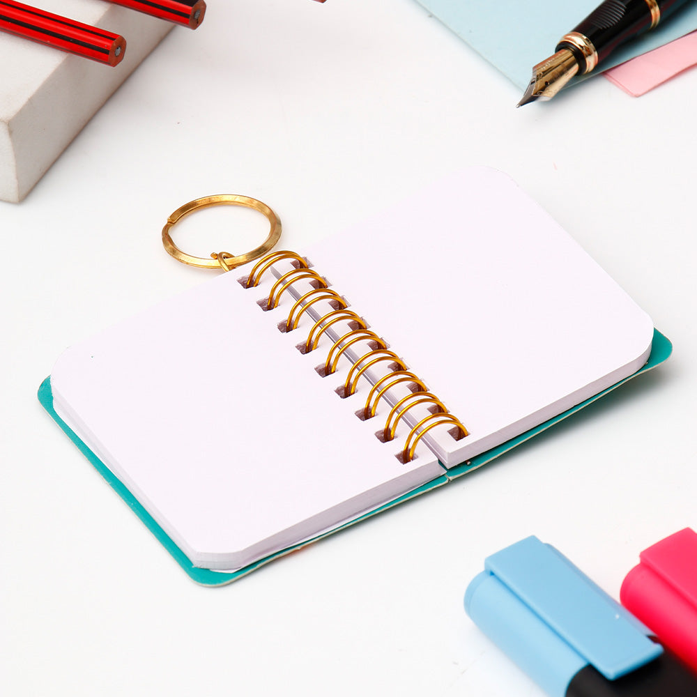 Archies Ama Giraffe Turquoise Spiral Notebook Diary – View 3