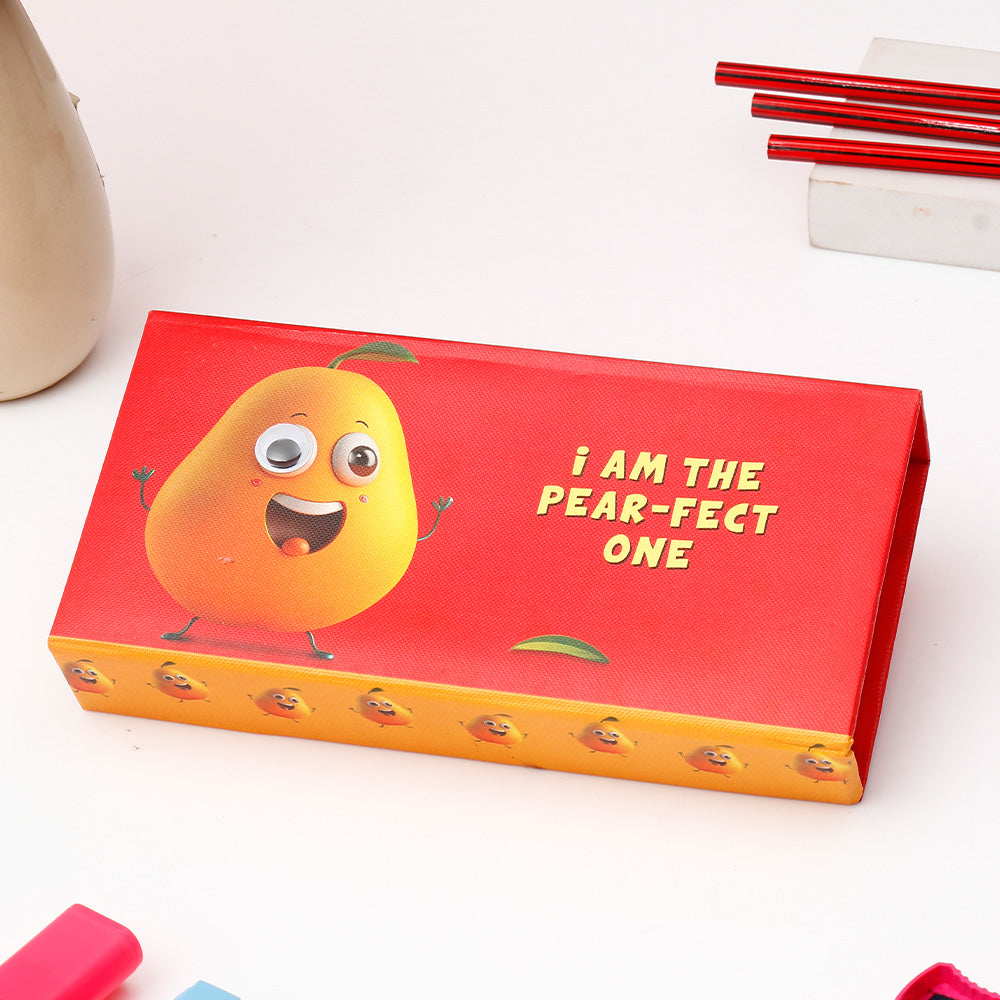Archies Cartoon Fruit Printed Rigid Pencil Box