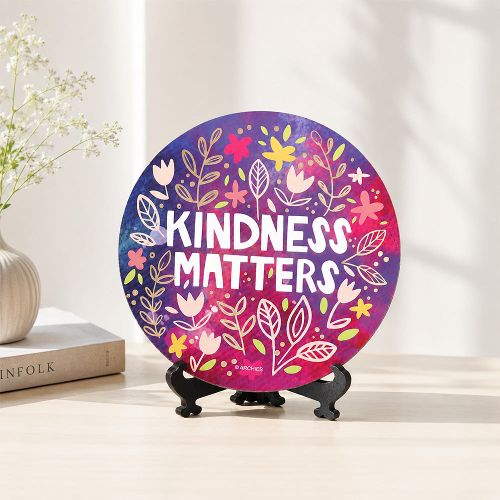 Archies Inspirational Decorative Plate – Kindness Matters