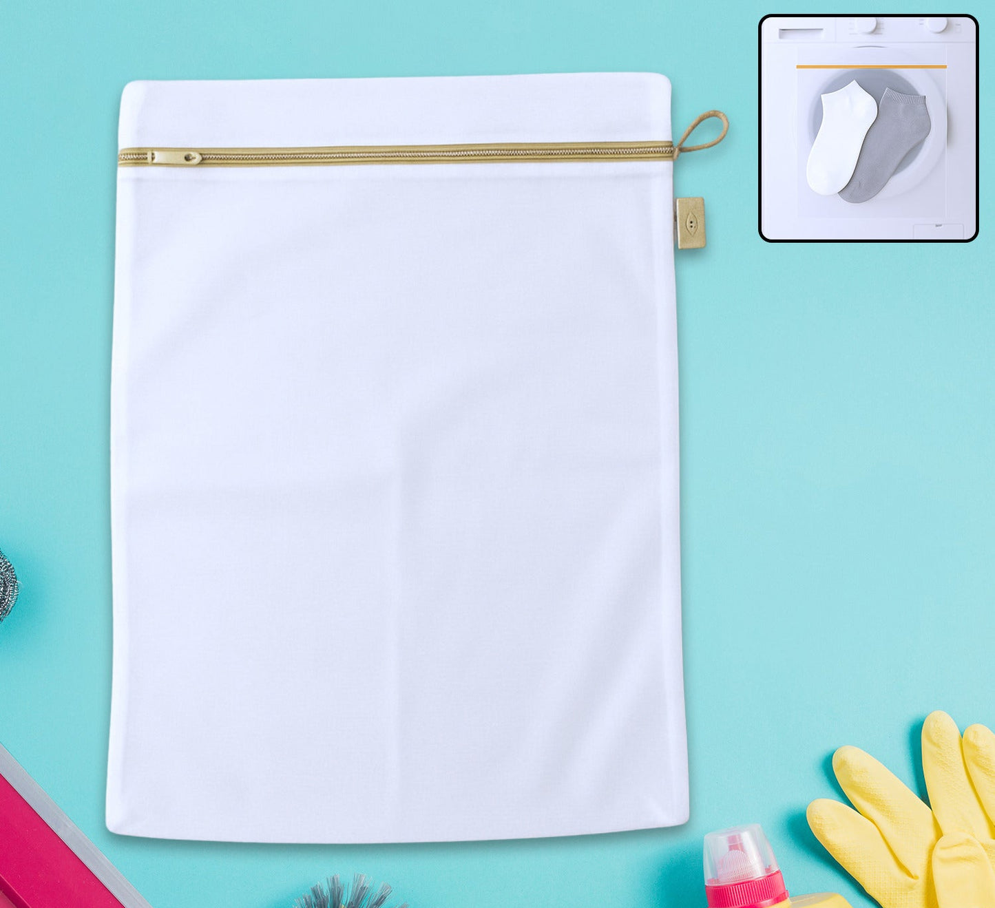 Large Mesh Laundry Bags For Delicates With Premium Zipper Travel Storage Organize Bag Clothing Washing Bags For Laundry Blouse Bra Hosiery Stocking Underwear Lingerie (1 Pc)