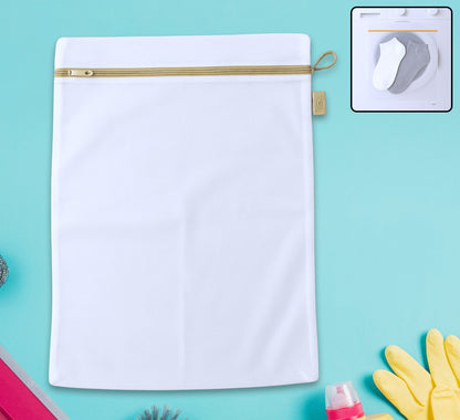 Large Mesh Laundry Bags For Delicates With Premium Zipper Travel Storage Organize Bag Clothing Washing Bags For Laundry Blouse Bra Hosiery Stocking Underwear Lingerie (1 Pc)