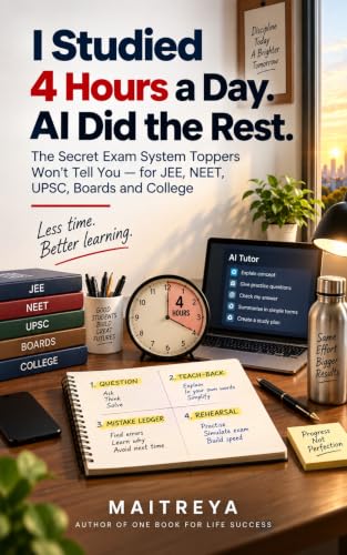 I Studied 4 Hours a Day. AI Did the Rest.: The Secret Exam System Toppers Won’t Tell You — for JEE, NEET, UPSC, Boards and College (Instant eBook)
