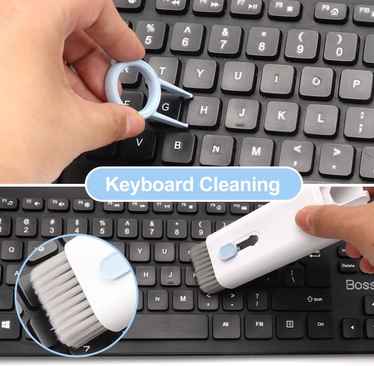 7-in-1 Electronic Cleaning Kit – For Screen, Keyboard, Earbuds & More.