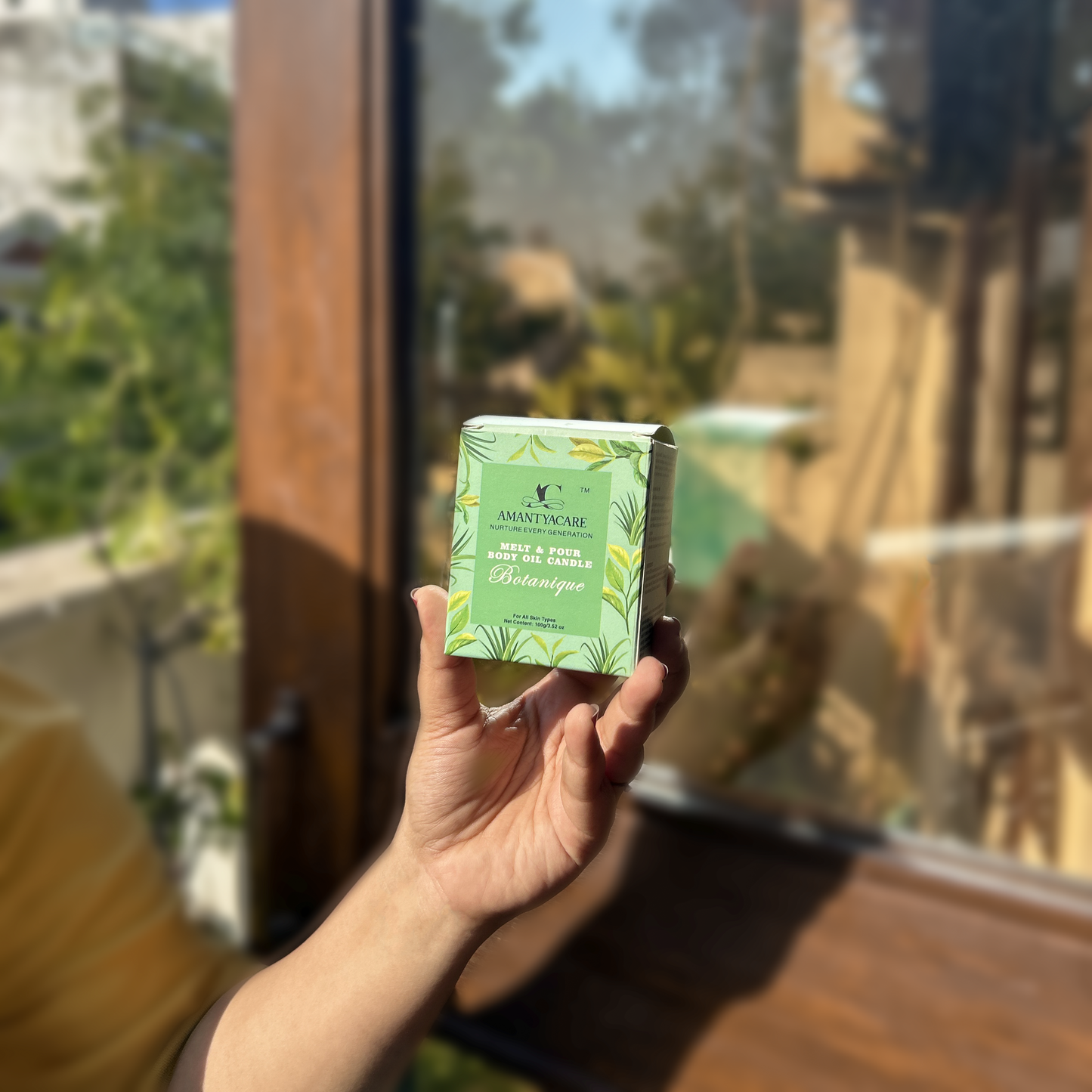 Melt & Pour Aromatherapy Body Oil Candle – Botanique (Tea Tree & Lemongrass) by Amantya Care Amantya Care