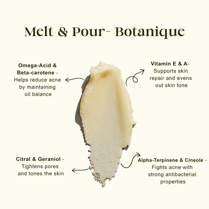 Melt & Pour Aromatherapy Body Oil Candle – Botanique (Tea Tree & Lemongrass) by Amantya Care Amantya Care