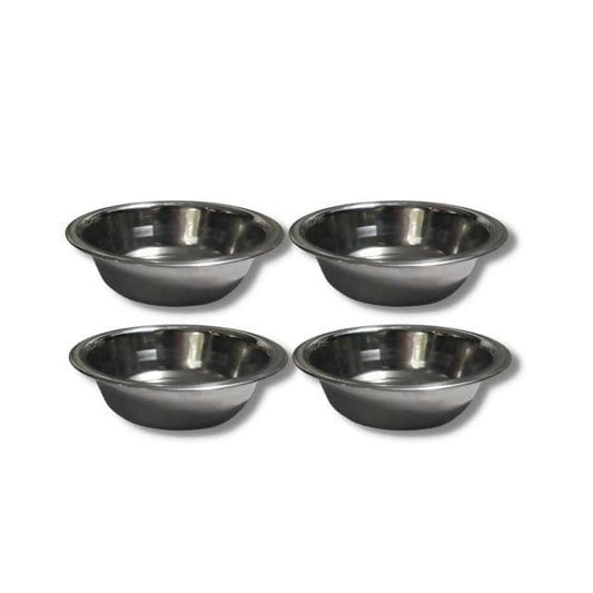 Shini lifestyle Stainless-steel Vegetable Bowl/ Soup Bowl (Pack of 4) - HalfPe